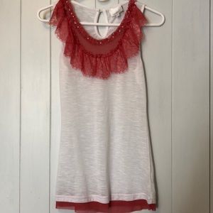 White sheer tank
